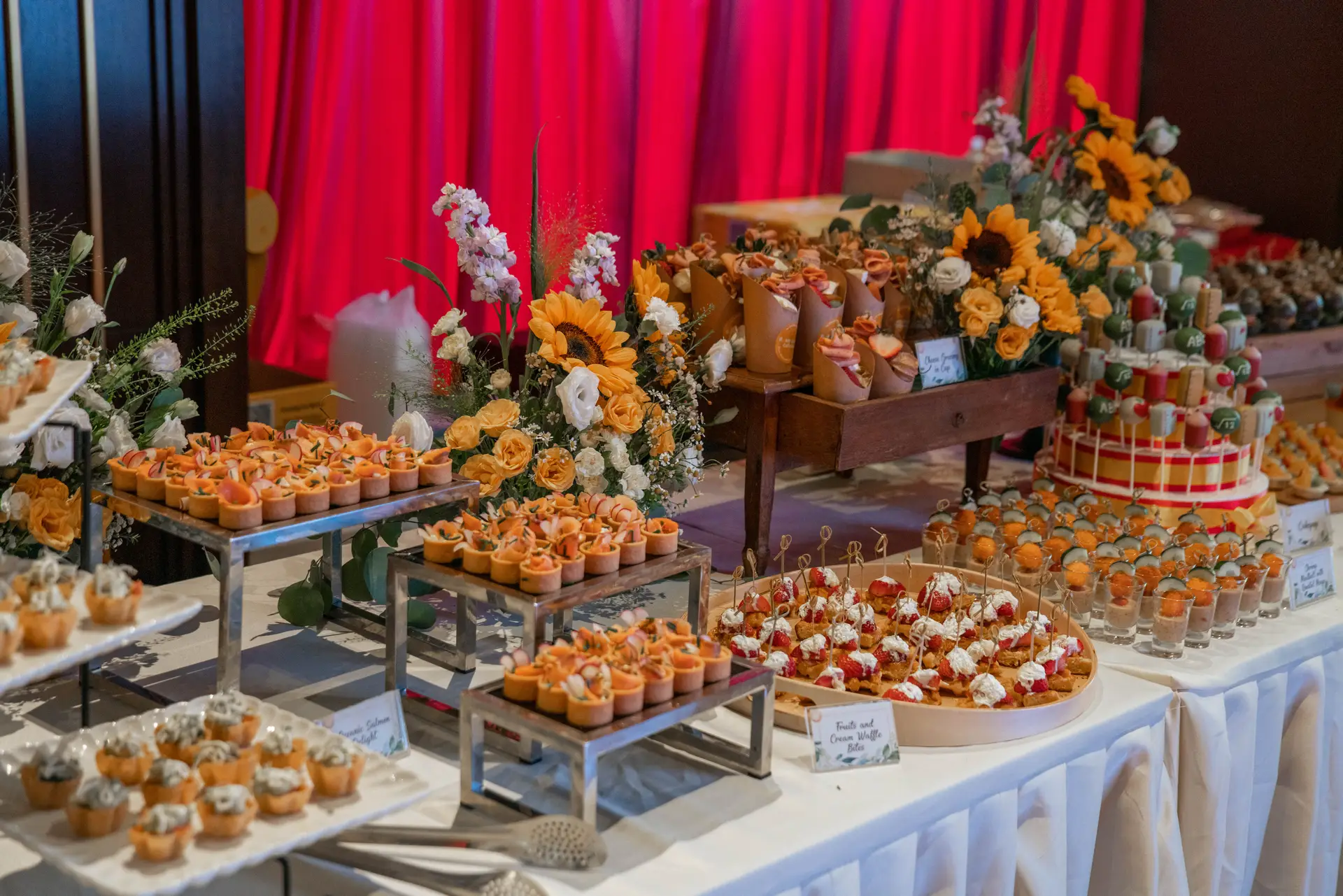 Styled Canapé Display